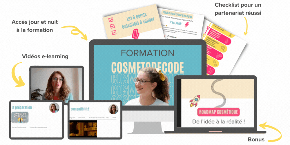 comment créer ses cosmétiques, comment vendre ses cosmétiques maison, se former aux cosmetiques, cosmetodecode, abcg formation, cecile gouzon