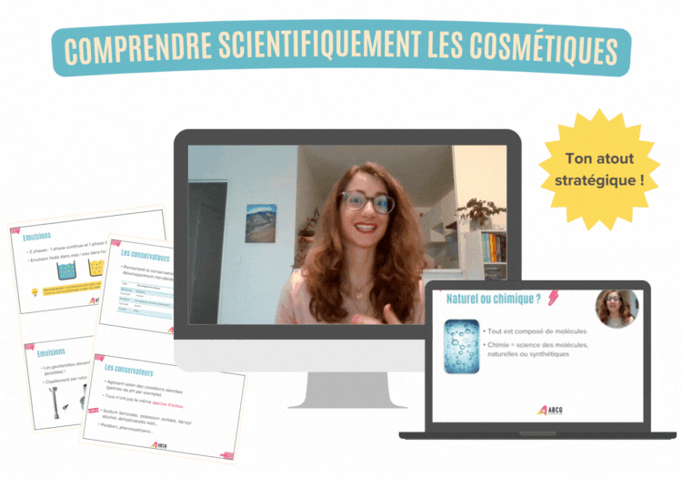 formation cosmetique, produits cosmetiques, comprehension, scientifique, science, vulgarisation, chimie, formulation, formule, creer cosmetique